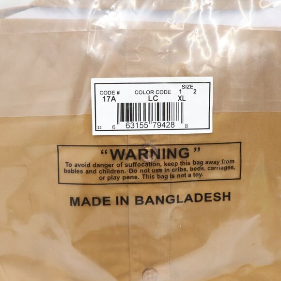 NWT Stone Creek Mens Button Up Shirt Size XL Brown Twin Breast Pockets - Picture 3 of 7